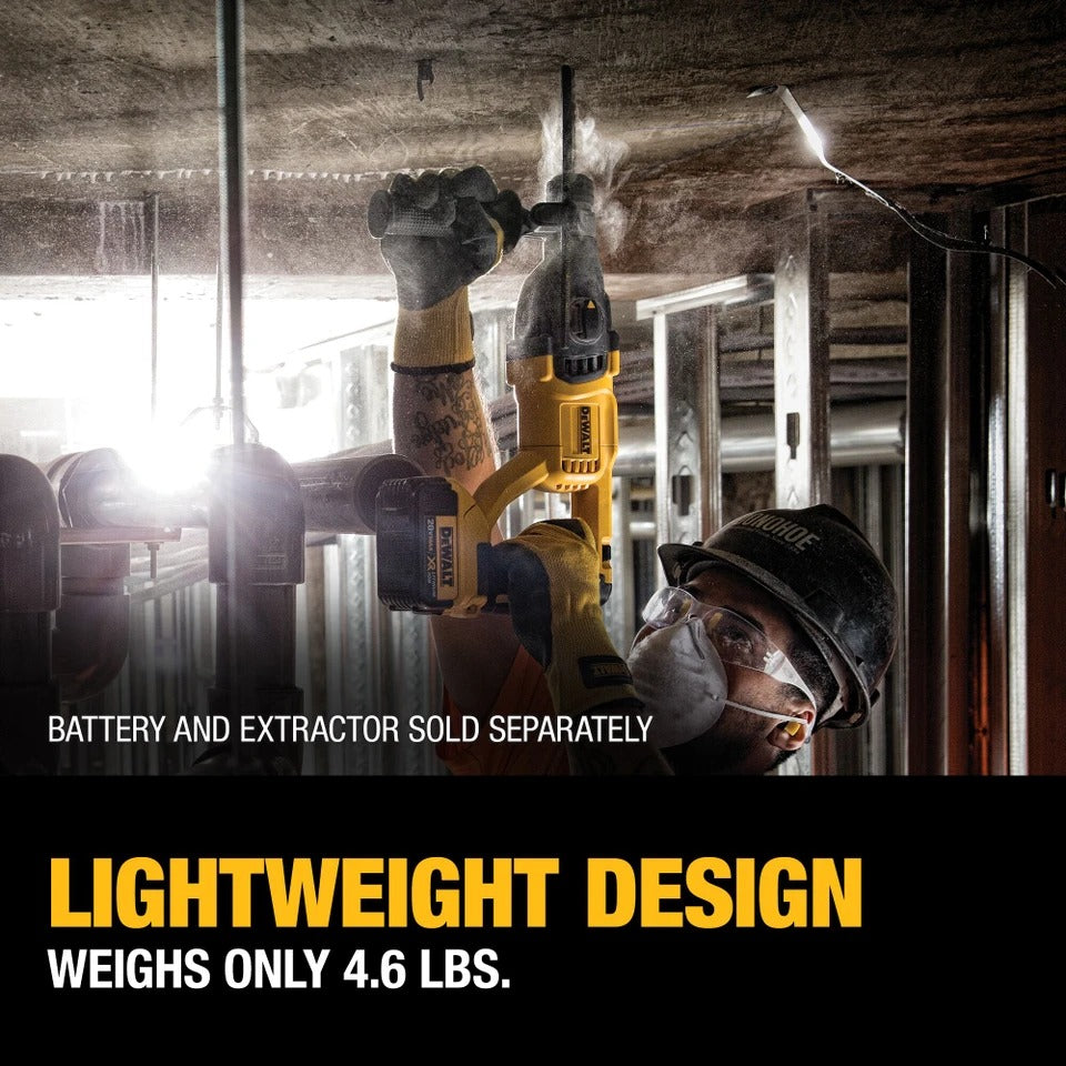 DCH133B 20V 1-inch 3-Mode Cordless Brushless SDS-Plus Concrete & Masonry Rotary Hammer (Tool Only)