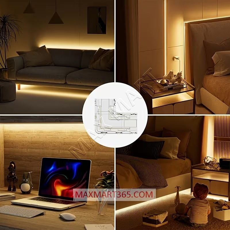 L-Shaped Corner Joint Connector Adapter for 8mm Solderless LED Strip Light