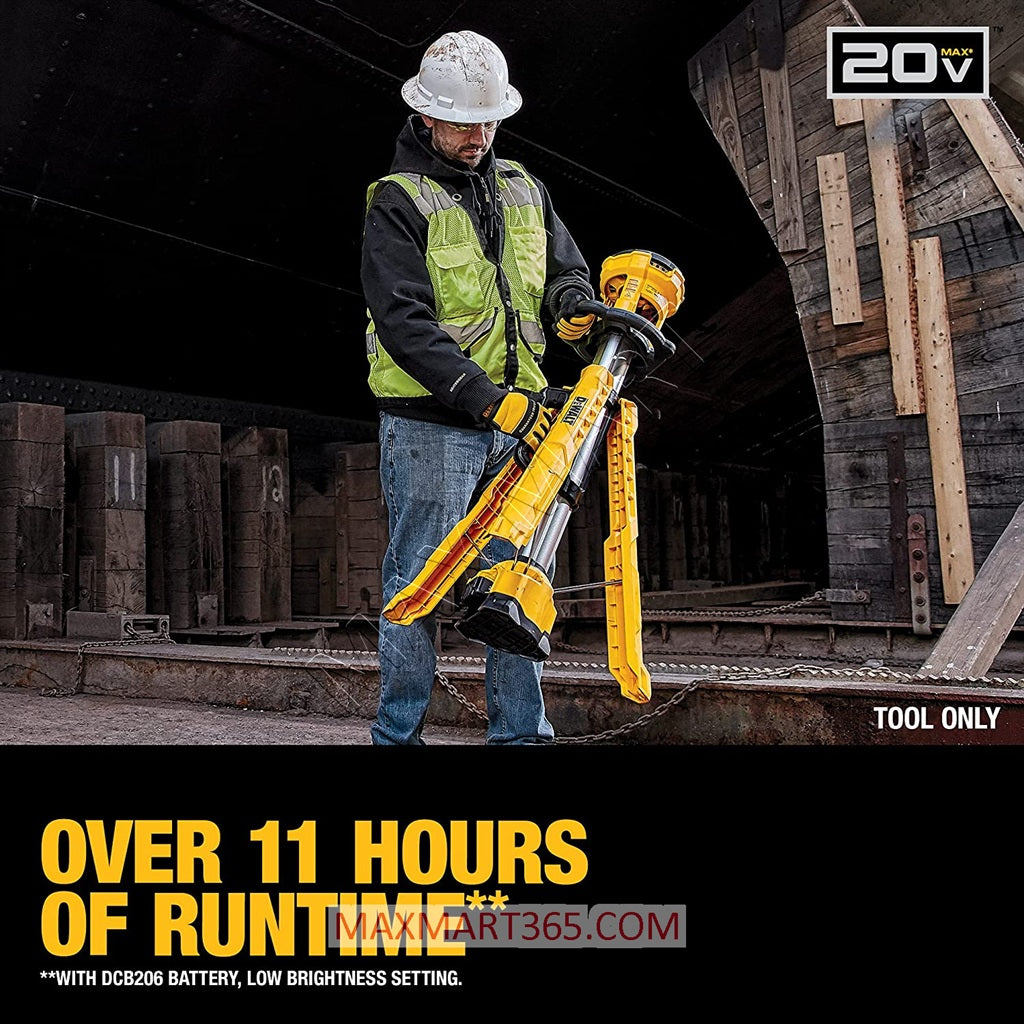 DEWALT DCL079B 20V Cordless LED Tripod Light Work Light (Tool Only)