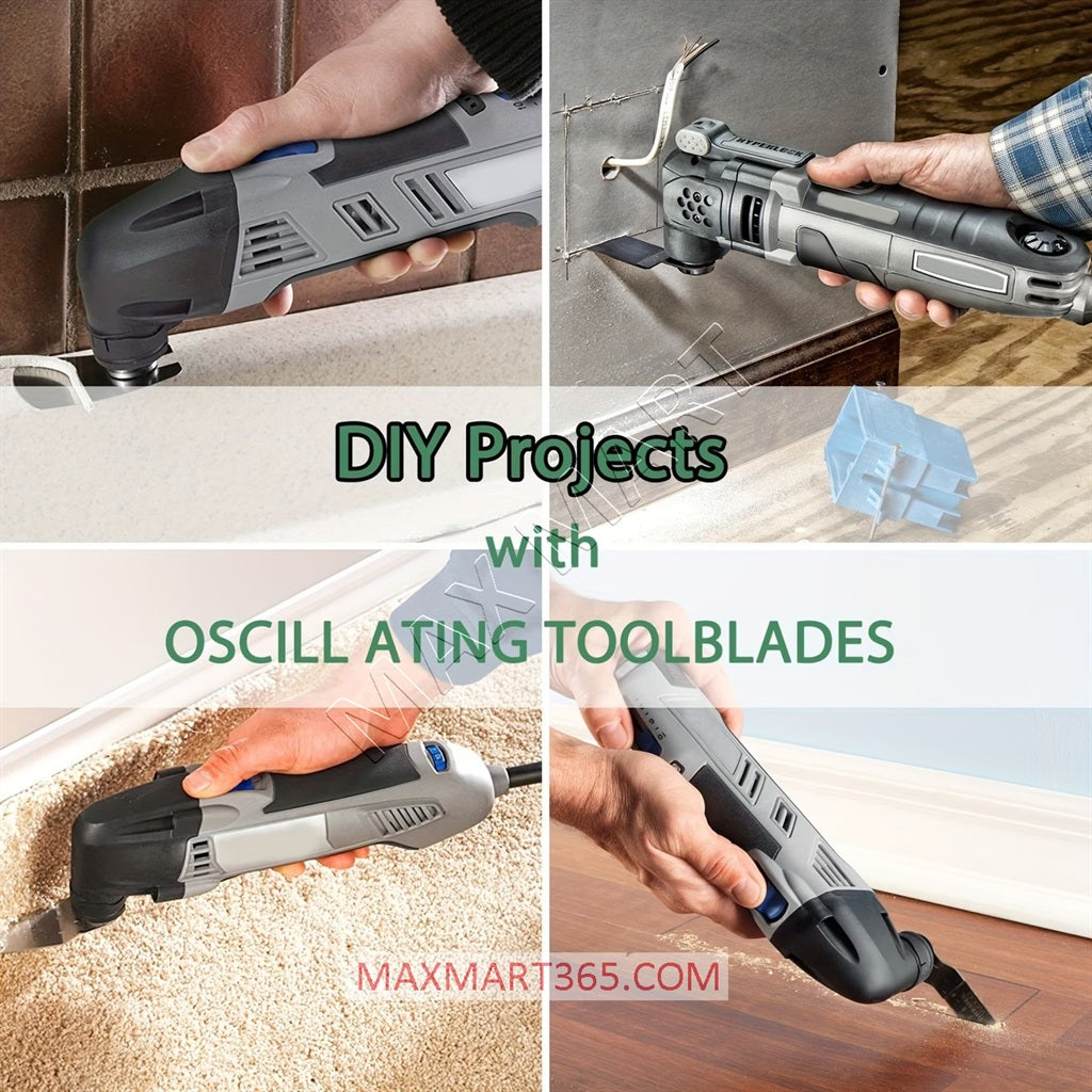 Universal Titanium Oscillating Multi-tool Blade for Metal, Wood and Plastic Cutting