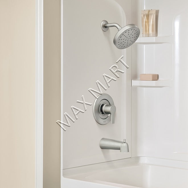 Moen Rinza 82628SRN Single-Handle 1-Handle Bathtub Shower Faucet (Valve Included) - Brushed Nickel
