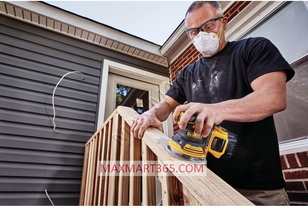 DEWALT DCW210B 20V XR Cordless Brushless 5-inch Variable-Speed Random Orbital Sander (Tool Only)