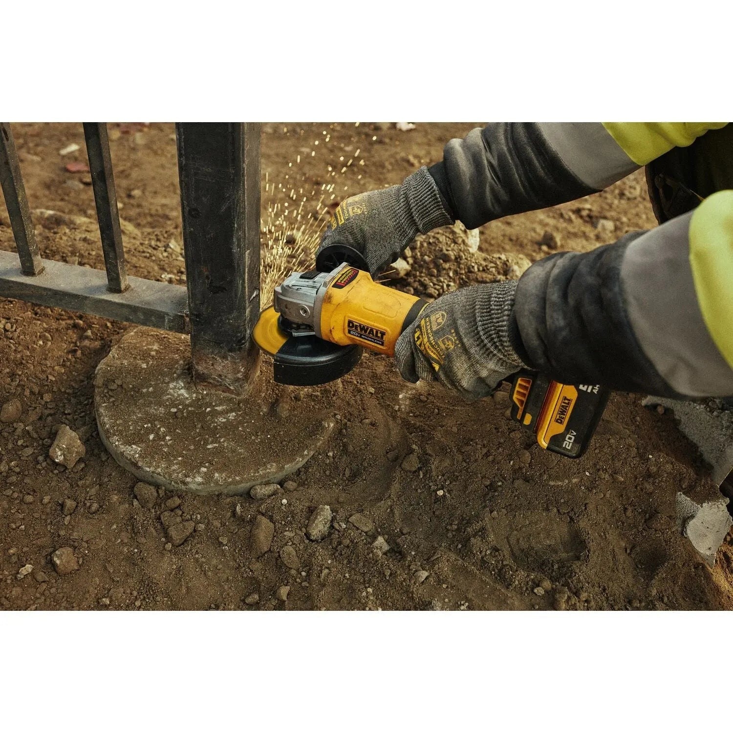 DEWALT DCG408B 20V MAX Cordless Brushless Paddle-Switch Angle Grinder (Tool Only)