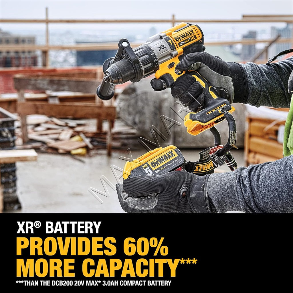DEWALT DCD996B 20V XR Brushless Cordless 3-Speed 1/2-inch Hammer Drill/Driver (Tool Only)