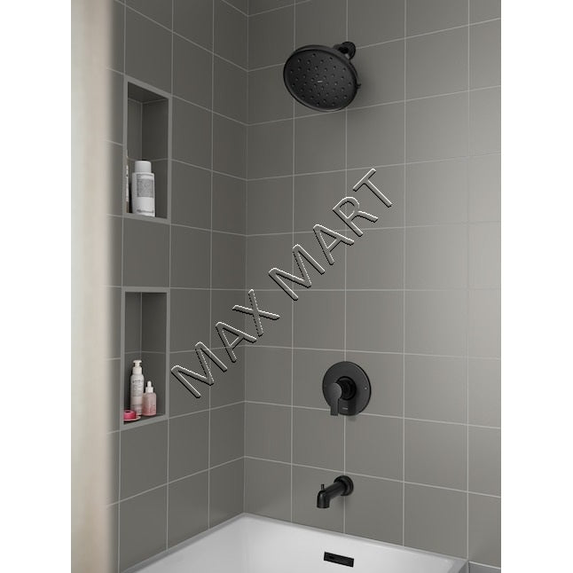 Moen Avri 82156BL Magnetix 1-handle Bathtub and Shower Faucet (Valve Included) -  Matte Black