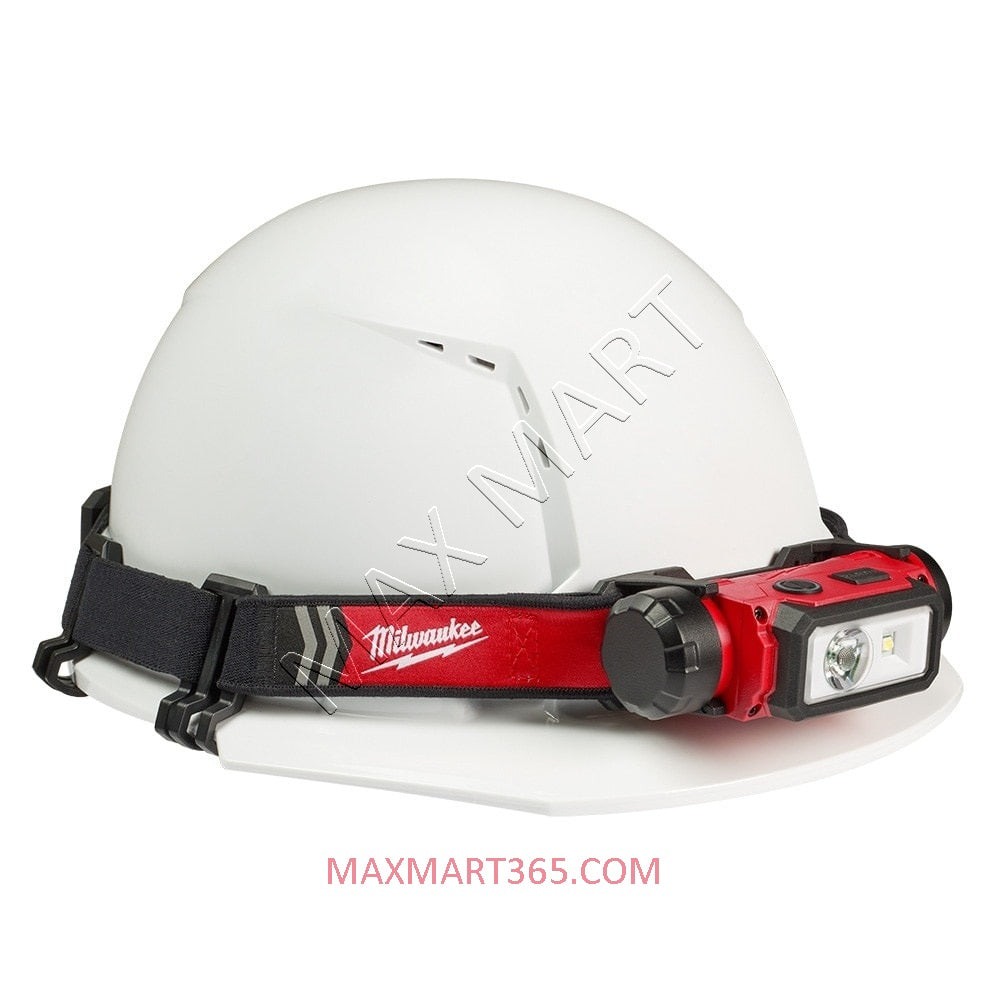 Milwaukee 2163-21 REDLTHIUM 600 Lumen USB Rechargeable Hard Hat Headlamp Headlight