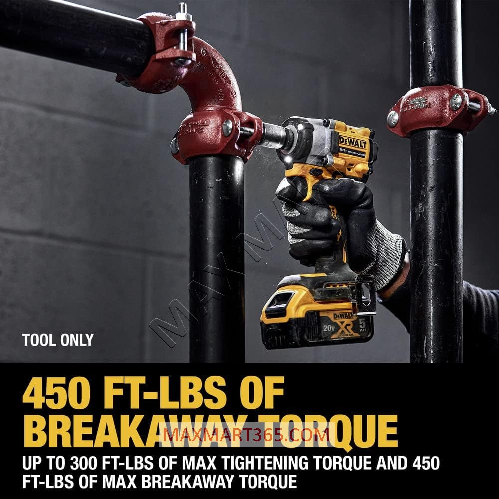 DEWALT DCF921B 20V ATOMIC Brushless Cordless 1/2-inch Impact Wrench Gun (Tool Only)