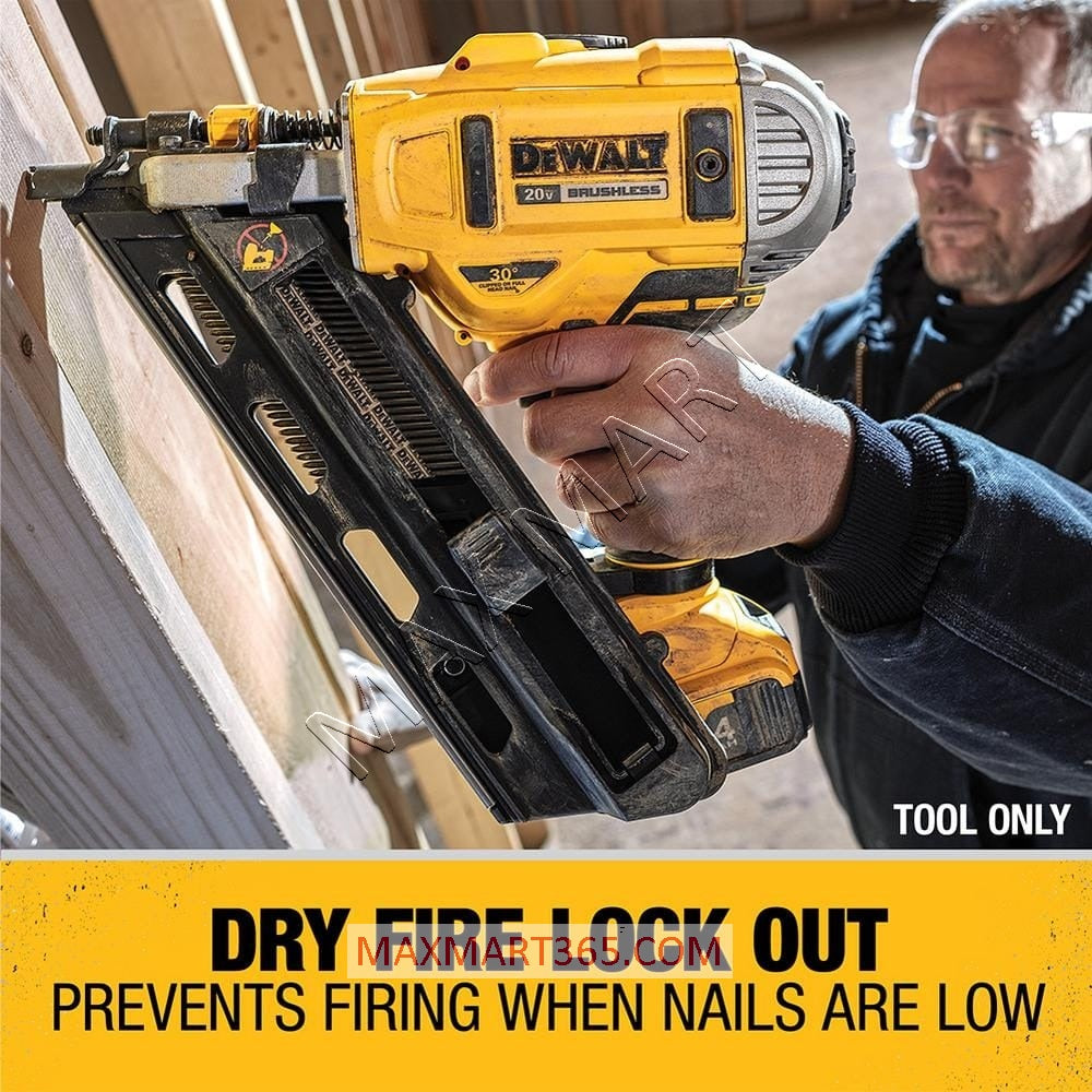 DEWALT DCN692B 20V XR GEN3 Cordless Brushless 2-Speed 30 degree Framing Nailer (Tool Only)