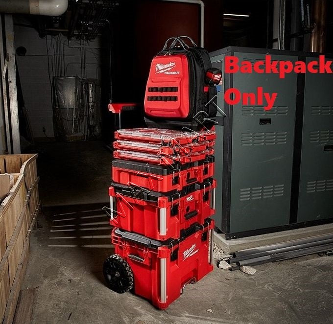 Milwaukee 48-22-8301 15-inch PACKOUT Jobsite Backpack - 48 Pockets