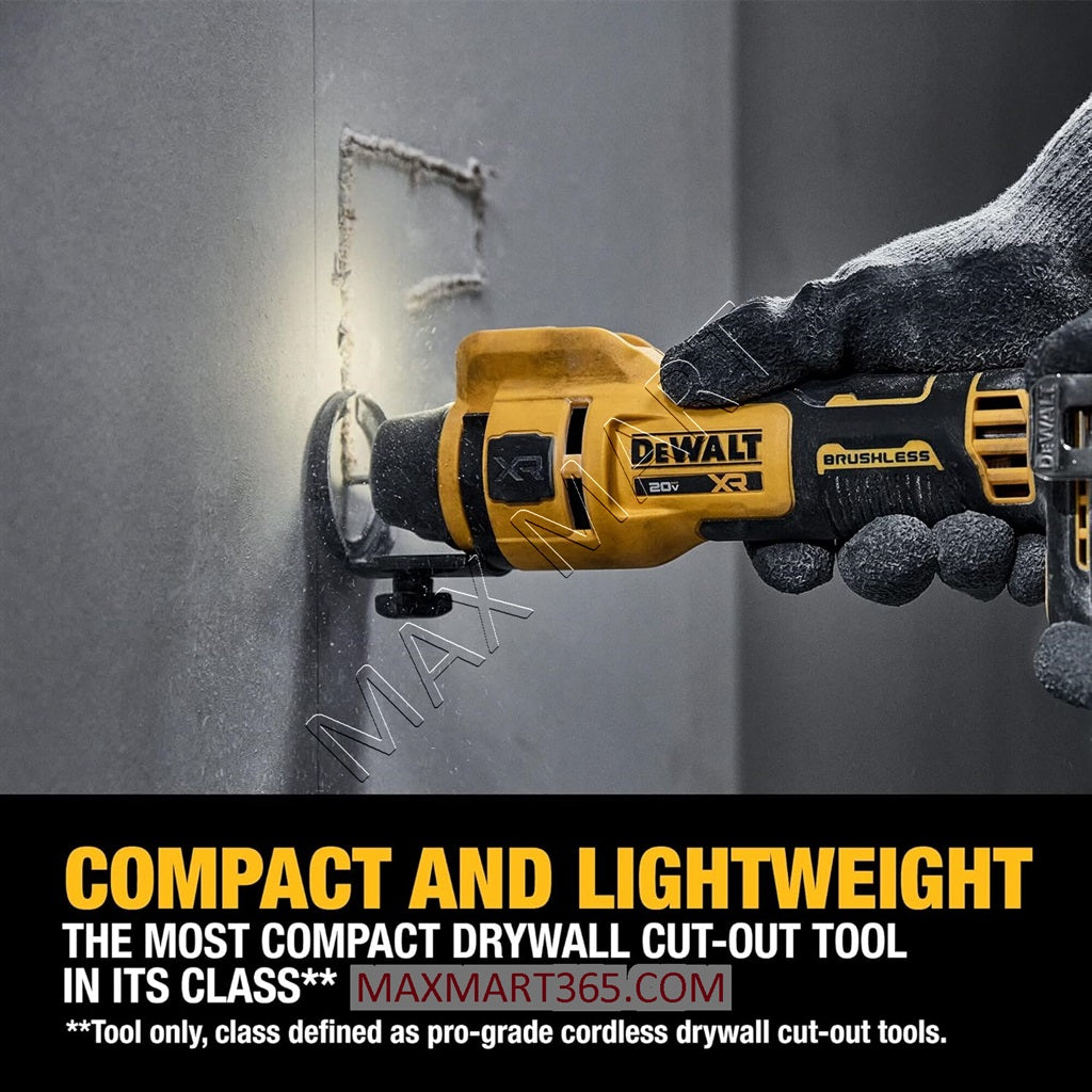DEWALT DCE555B 20V XR Brushless Cordless Drywall Cut-Out Tool (Tool Only)