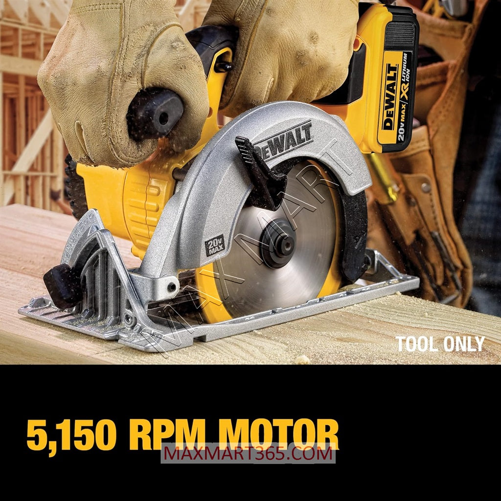 DEWALT DCS391B 20V Cordless 6-1/2-inch Circular Saw (Tool Only)