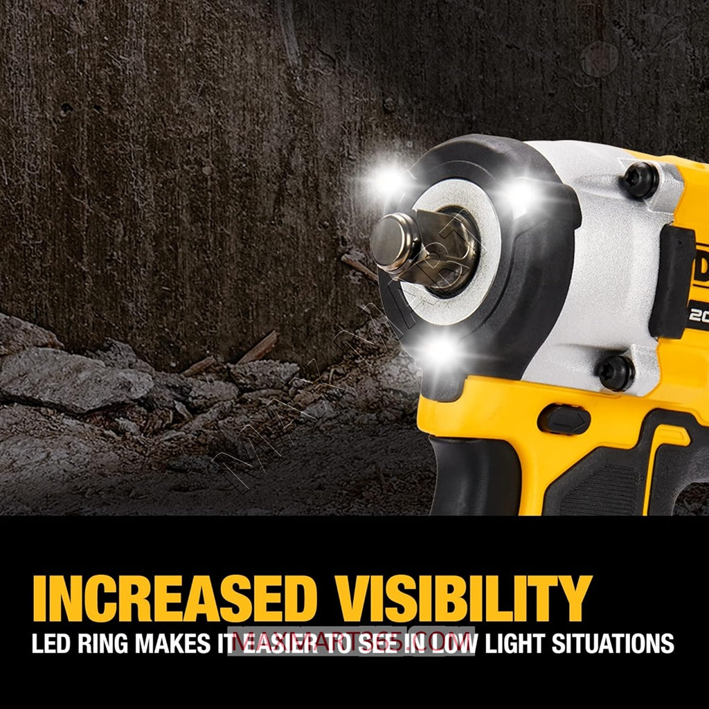 DEWALT DCF921B 20V ATOMIC Brushless Cordless 1/2-inch Impact Wrench Gun (Tool Only)