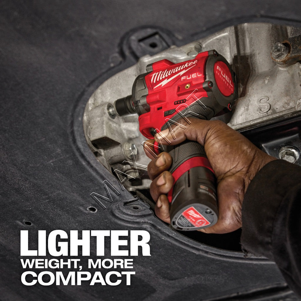 Milwaukee 2562-20 M12 FUEL Brushless Cordless 3/8-inch Stubby Impact Wrench (Tool Only)