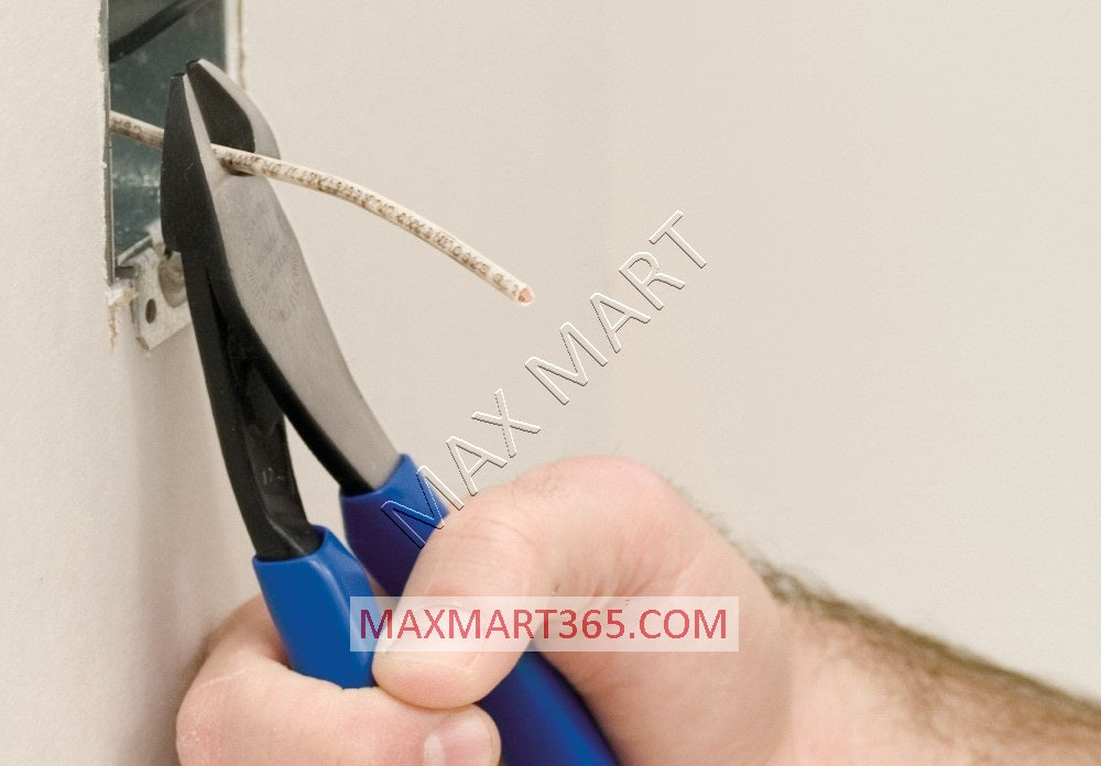 Klein Tools D200048SEN 8-inch High Leverage Diagonal Cutting Pliers - Angled Head