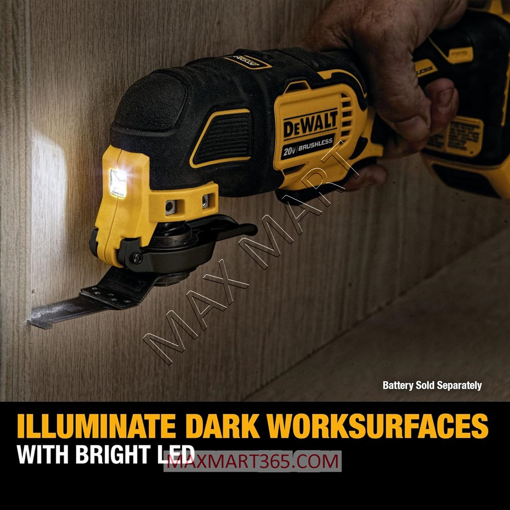 DEWALT DCS354B 20V ATOMIC Brushless Cordless Oscillating Tool Multi-Tool (Tool Only)