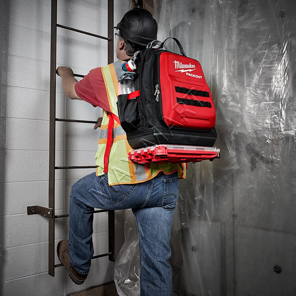Milwaukee 48-22-8301 15-inch PACKOUT Jobsite Backpack - 48 Pockets