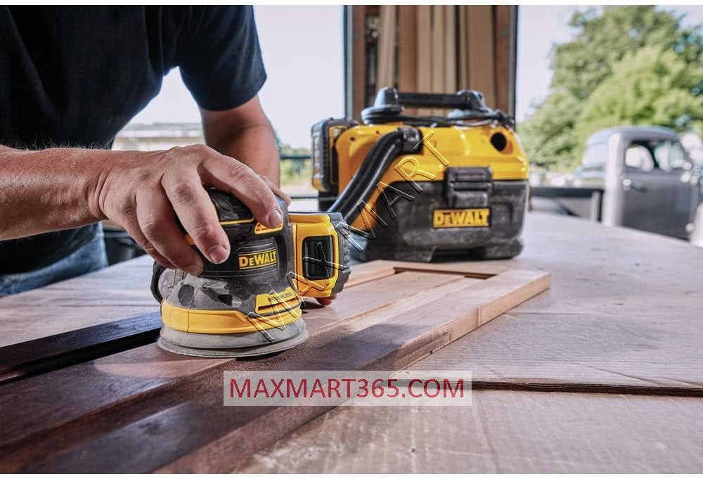 DEWALT DCW210B 20V XR Cordless Brushless 5-inch Variable-Speed Random Orbital Sander (Tool Only)