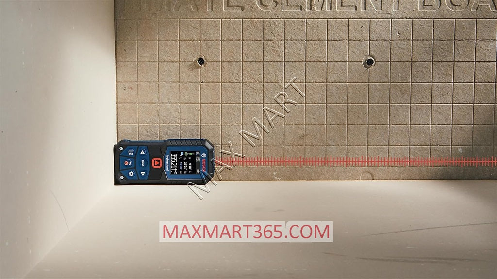 Bosch GLM165-22 Blaze 165ft Red Laser Distance Tape Measurer w/ Color Screen & Measurement Rounding