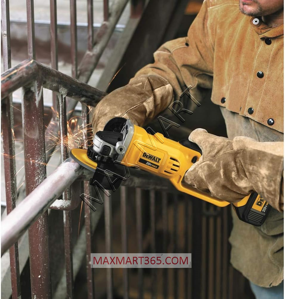 DEWALT DCG412B 20V Cordless 4-1/2-inch to 5-inch Angle Grinder (Tool Only)