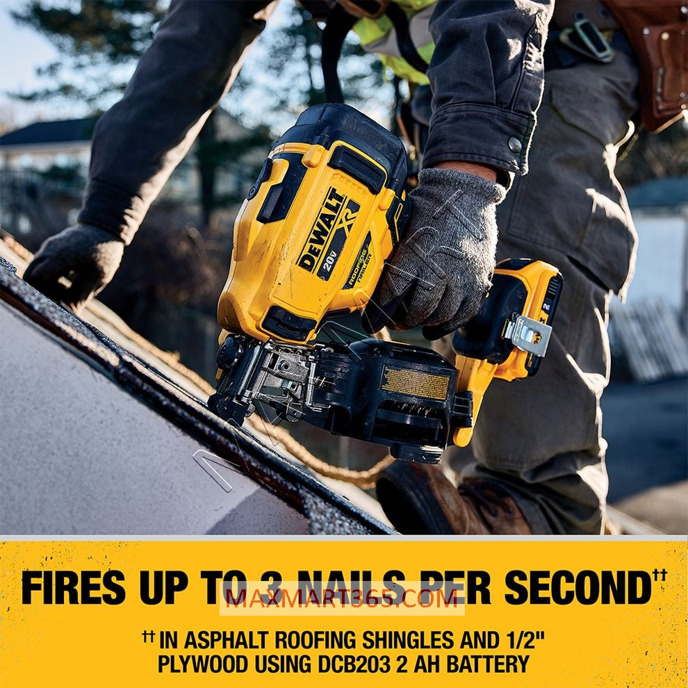 DEWALT DCN45RNB 20V XR Brushless Cordless 15-Degree Roofing Nailer (Tool Only)