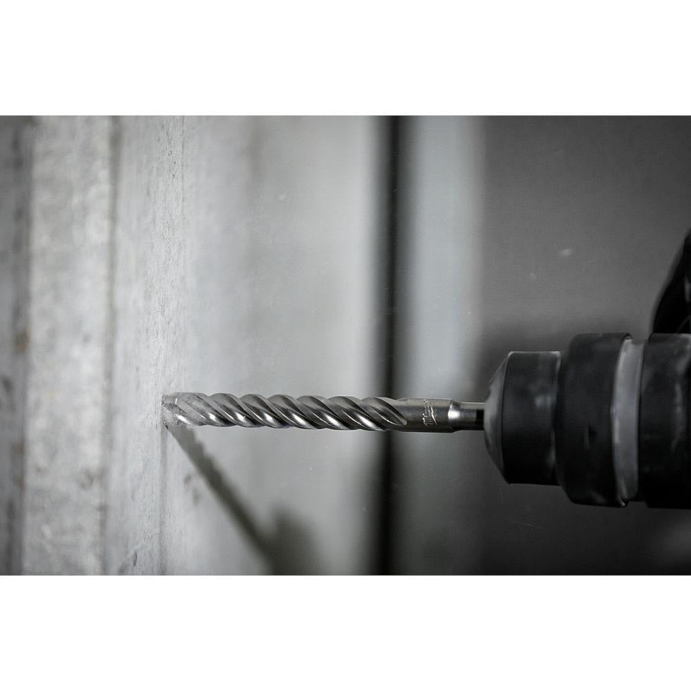 Red 48-20-7311 3/16-inch x 4-inch x 6-inch 4-Cutter MX4 SDS-Plus Carbide Drill Bit