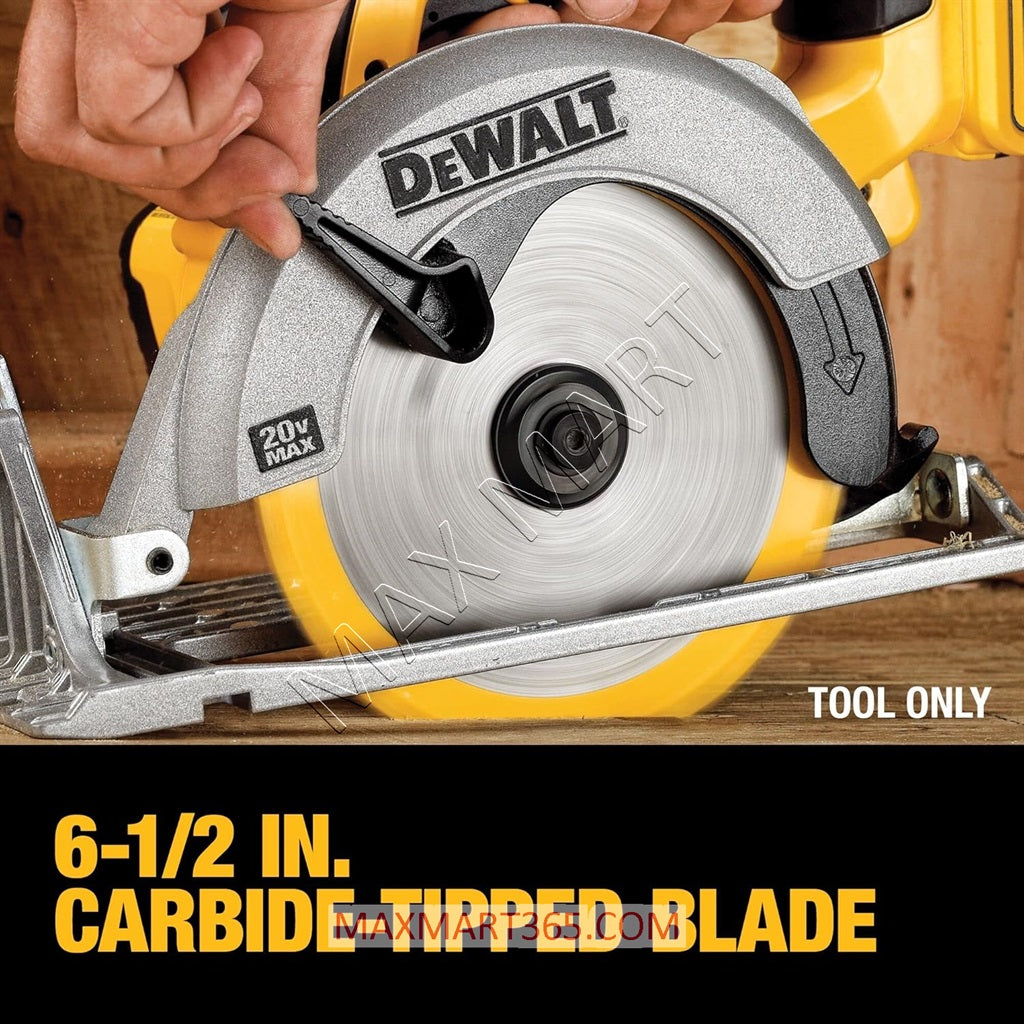DEWALT DCS391B 20V Cordless 6-1/2-inch Circular Saw (Tool Only)