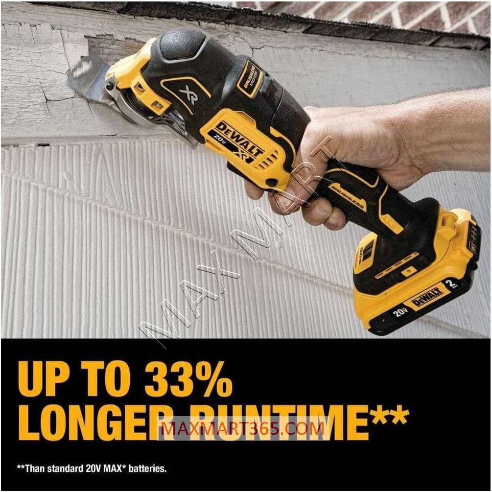 DEWALT DCS356B 20V XR 3-Speed Brushless Cordless Oscillating Tool Multi-Tool (Tool Only)