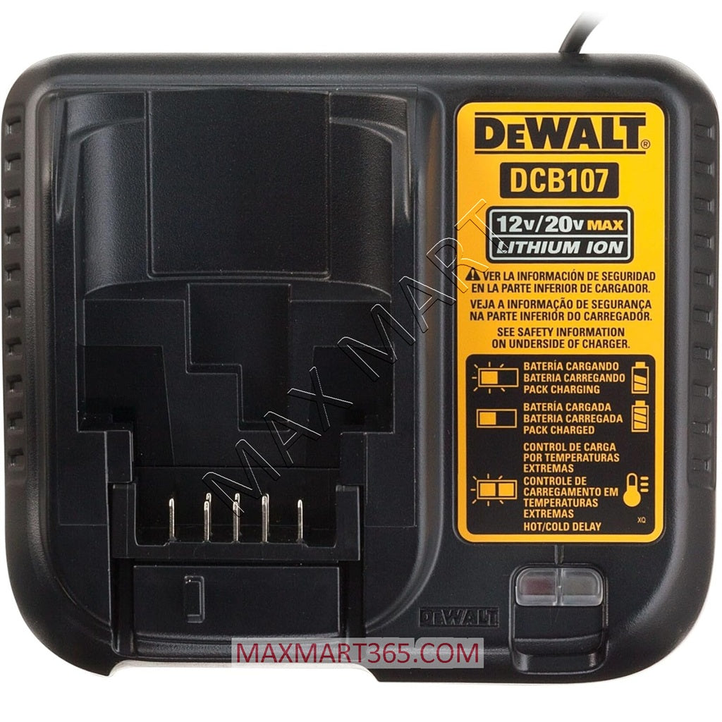 DEWALT DCB107 12V/20V/60V 1.25-Amp Charger