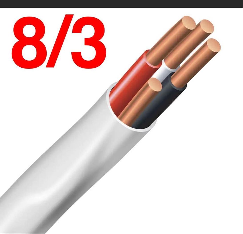 NMD90 Romex Electrical Wire Cable 8/3 75m